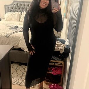 AFRM Shailene Black Dress